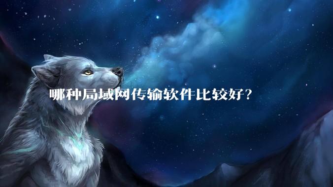 哪种局域网传输软件比较好？
